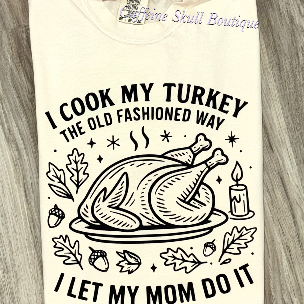Comfort Colors Cream Turkey Graphic Tee